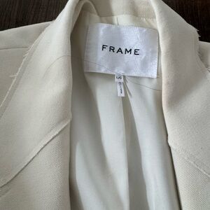 Frame Denim Cream Blazer